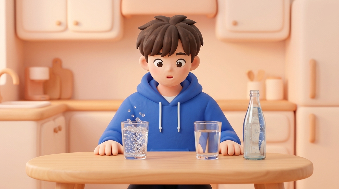 탄산수는 일반 물처럼 수분 섭취에 도움이 될까?