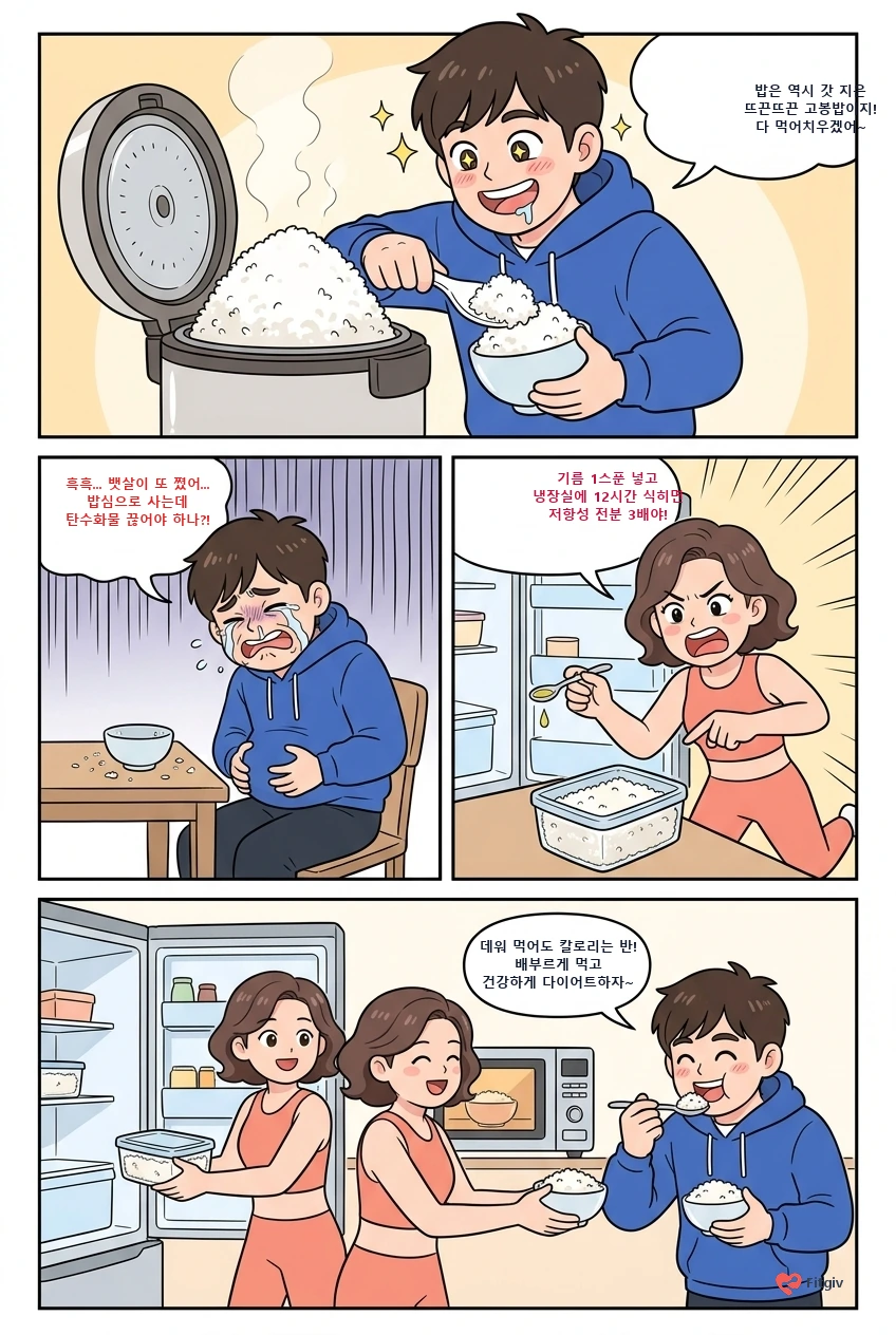 고봉밥 퍼먹던 남편이 찬밥 신사로 거듭난 비결