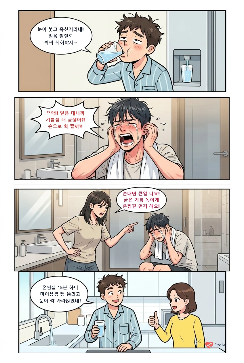 다래끼의 배신! 얼음으로 비비다 낭패 본 남편의 사연